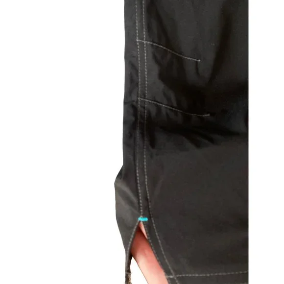 Novara Cycling Pants Crop Large Women's Capri Padded Liner Black Embroidered - Picture 11 of 16